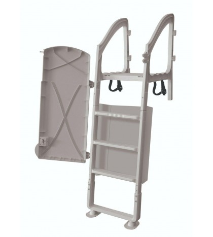 Drop-In Step For Above Ground Pool with Strap Attachment Kit