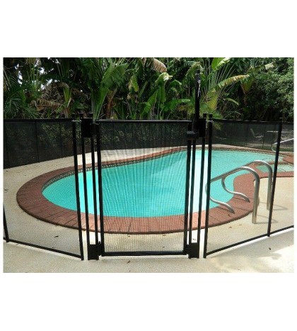 Brand New Pool Fence DIY by Life Saver Self-Closing Gate Kit, Black 5 Foot Gate