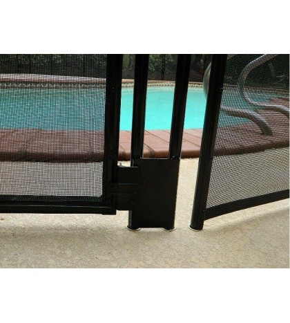 Brand New Pool Fence DIY by Life Saver Self-Closing Gate Kit, Black 5 Foot Gate