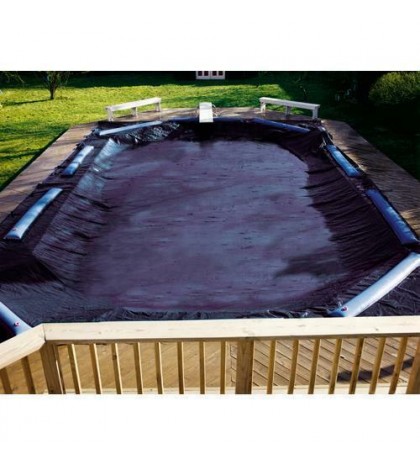 Swimline 20 x 40 Feet Rectangle RipStopper Winter Swimming Pool Cover RIG2040R