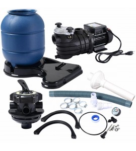 Pro 2450GPH 13in. Sand Filter Above Ground Swimming Pool Pump 10000 GAL