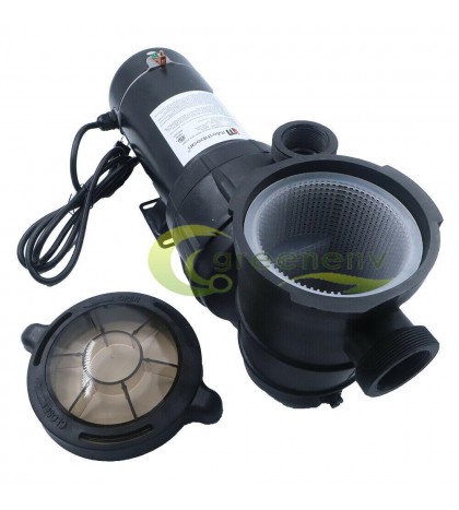 1HP 115V Above ground Swimming Pool pump motor Strainer 5280GPH Portable
