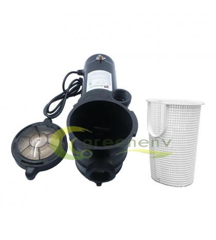 1HP 115V Above ground Swimming Pool pump motor Strainer 5280GPH Portable