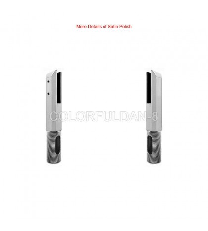 4PCS Duplex 2205 Square Core Drill Glass Bracket for Pool Fence Balustrade Clamp