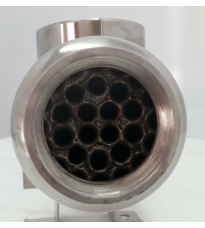 300,000 BTU Stainless Steel Tube and Shell Heat Exchanger for Pools/Spas os