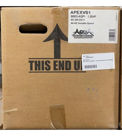 NEW! Aqua Pro Systems - APEXVS1 - Variable Speed - 1.25HP - Swimming Pool Pump