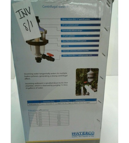 Centrifugal Filter, Waterco MultiCyclone 16, 2