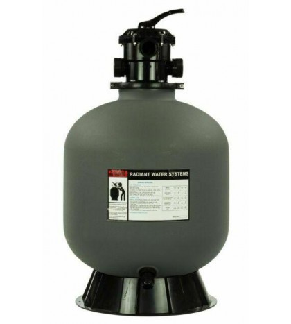 Rx Clear 73054 Radiant 22 Inch Above Ground Swimming Pool Sand Filter