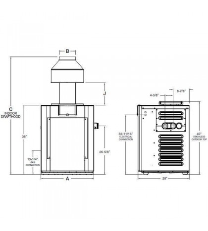 Raypak 009224 206000 BTU Propane Pool Heater