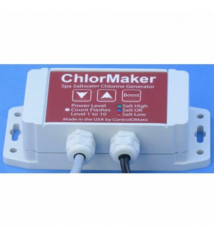 ControlOMatic CM-BOX 3-Button ChlorMaker Control Box and circuit board