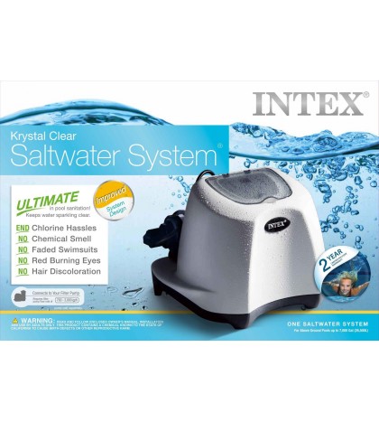 Intex 26667EG 7000-Gallon 110-120V Krystal Clear Saltwater System
