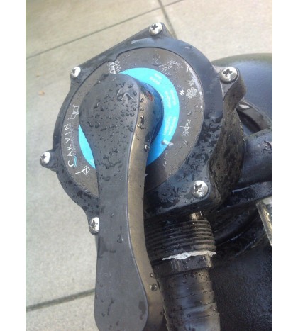 Laser sand filter pool pump