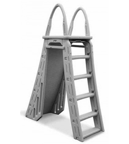 Confer Plastics 720087951 Above Ground Swimming Pool Ladder with Mat