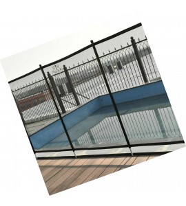 In-Ground Swimming Pool Safety Fence Section Accidental Drowning Prevent 4'x12'