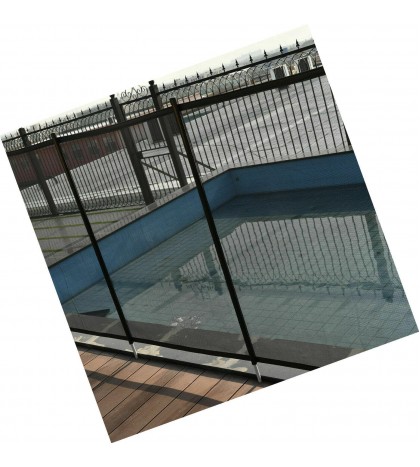 In-Ground Swimming Pool Safety Fence Section Accidental Drowning Prevent 4'x12'