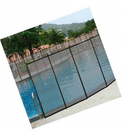 In-Ground Swimming Pool Safety Fence Section Accidental Drowning Prevent 4'x12'