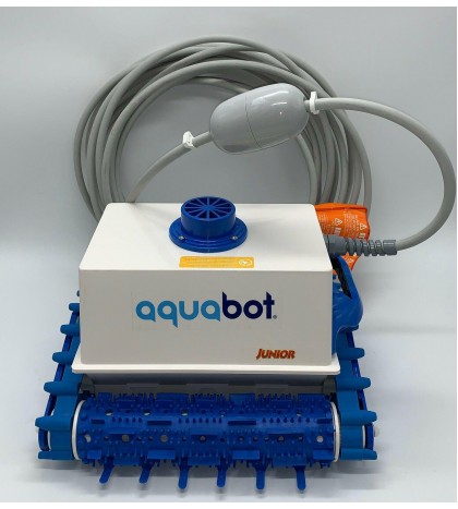 Aquabot Classic Junior Automatic Robotic Swimming Pool Cleaner W/ Power Supply