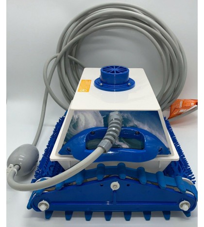 Aquabot Classic Junior Automatic Robotic Swimming Pool Cleaner W/ Power Supply