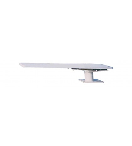Inter-Fab TS6STLKITW Techni-Spring White Cantilever Jumpboard Steel Base