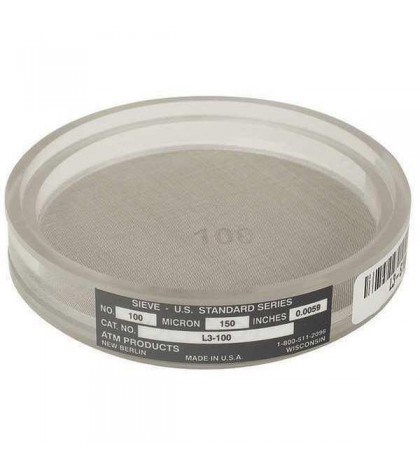 Advantech Clear Acrylic Sonic Sifter Sieves with Stainless Steel Wire