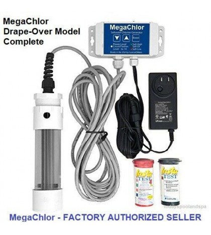 Chlorinator Salt Water Pool And Swim Spa Chlorine Generator Drape Over