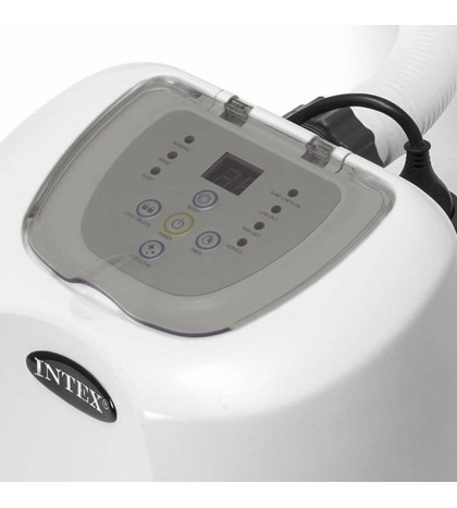 Intex 120V Krystal Clear Saltwater Pool Chlorinator + Wall Mount Surface Skimmer