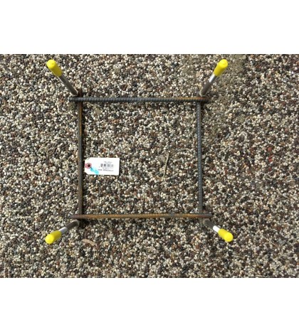 Inter-Fab Techni-Spring Steel Base mounting jig/stainless steel bolts - TS-EDGE-J (Inter-Fab)