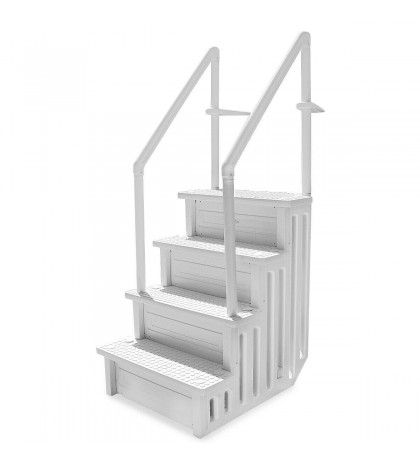 Above Ground Swimming Pool Ladder Heavy Duty Step System Entry non slippery