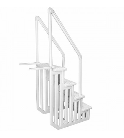 Above Ground Swimming Pool Ladder Heavy Duty Step System Entry non slippery