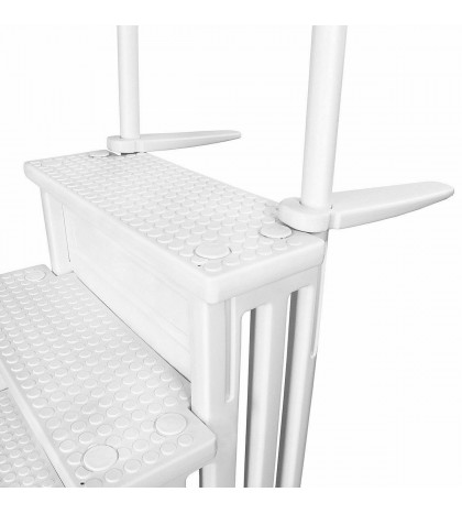 Above Ground Swimming Pool Ladder Heavy Duty Step System Entry non slippery