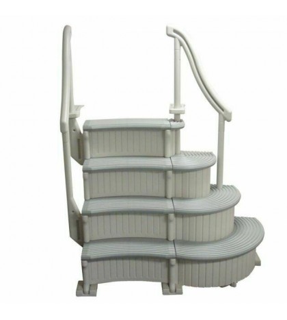 Confer Plastics CCX-AG Curve Complete Above Ground Swimming Pool Step System