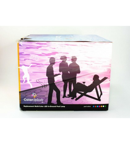 J & J ColorSplash 3G LED MultiColor 120V Swimming Pool Light LPL-P1-RGB-120