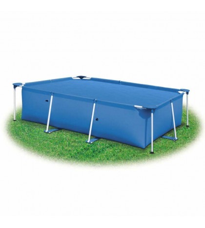 Floating Rectangular PE Solar Pool Film 33 x 16.5 ft Black