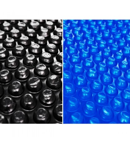 Floating Rectangular PE Solar Pool Film 33 x 16.5 ft Black