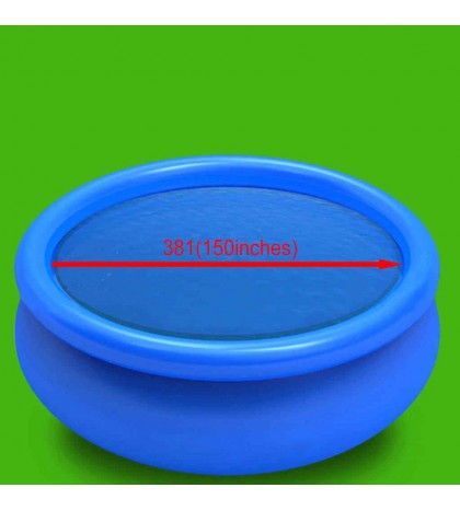 Floating Rectangular PE Solar Pool Film 33 x 16.5 ft Black