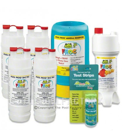 Pool Frog Above Ground System Bundle! INCLUDES 4 BAC PACS & MORE