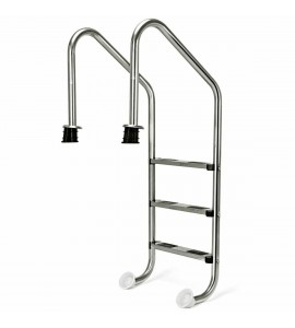 Durable 3-Steps Stainless Steel In-Ground Swimming Pool Ladder