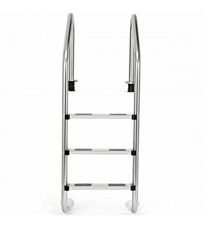 Durable 3-Steps Stainless Steel In-Ground Swimming Pool Ladder