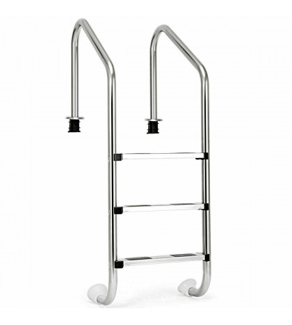 Durable 3-Steps Stainless Steel In-Ground Swimming Pool Ladder