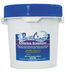 4 pk PacifiClear 9 Lb. Pool Water Chlorine Stabilizer Granule Chemical Aide