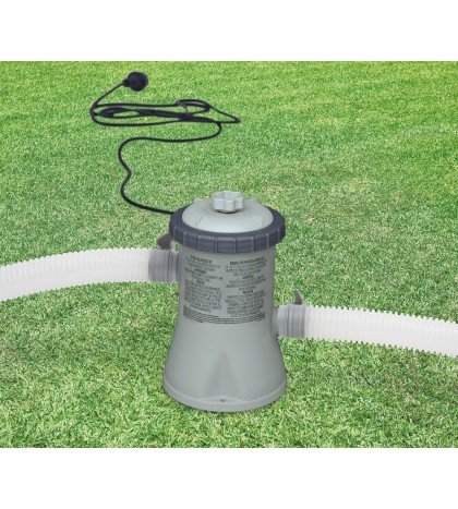 Intex Krystal Clear Cartridge Filter Pump for Above Ground Pools, 330 GPH Pump