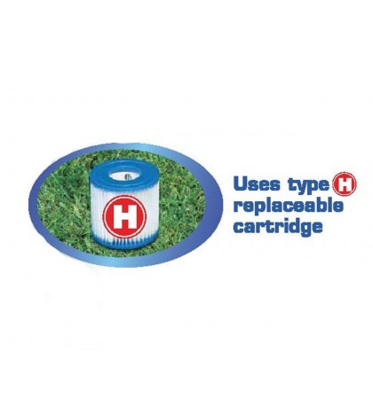 Intex Krystal Clear Cartridge Filter Pump for Above Ground Pools, 330 GPH Pump