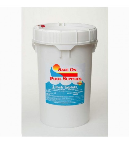 In the Swim 3 inch Chlorine Tablet Bucket - 50 Pound