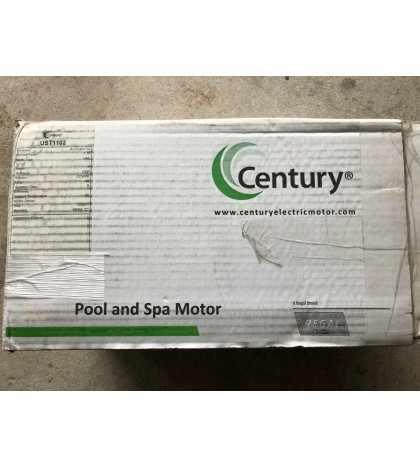 Century 1 HP UST1102 Hayward Super Pump Motor C-Face Round Flange