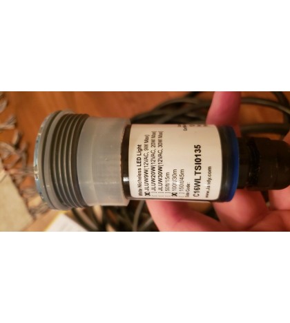 Jandy 12V 9W 25' CD WHITE NICHELESS LED UW LIGHT