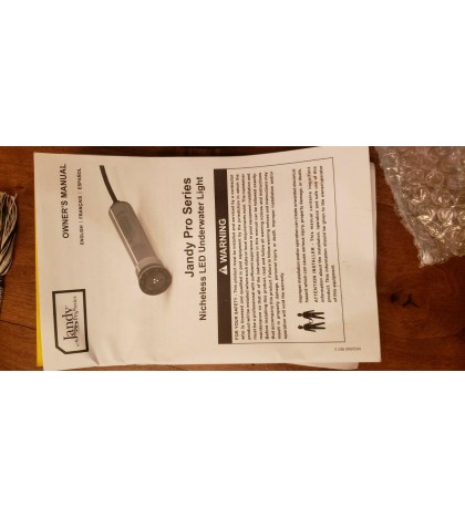 Jandy 12V 9W 25' CD WHITE NICHELESS LED UW LIGHT