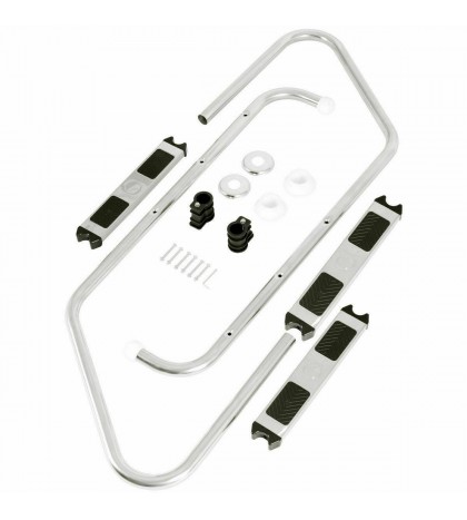 3 Step Stainless Steel In-Ground Swimming Pool Ladder Anti-Slip Reverse Bend