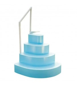 Blue Wave NE100BL Wedding Cake Swimming Pool Steps - Blue