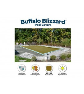Buffalo Blizzard 25' x 45' SUPREME PLUS Rectangle Swimming Pool Winter Cover