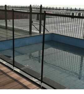 4' x 12' In-ground Swimming Pool Safety Fence Easy To Assemble Long Lasting Use